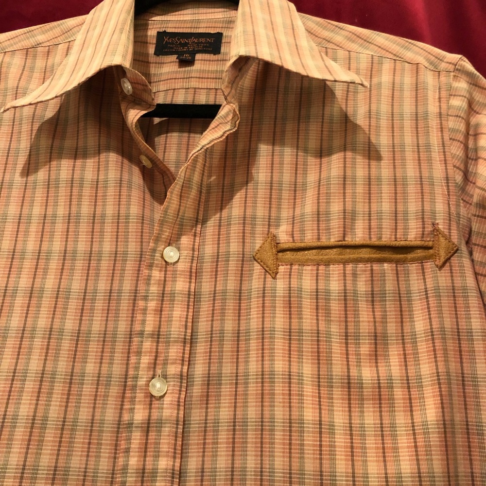 MINT Vintage 80’s Yves Saint Laurent Western Shirt - Picture 5 of 12